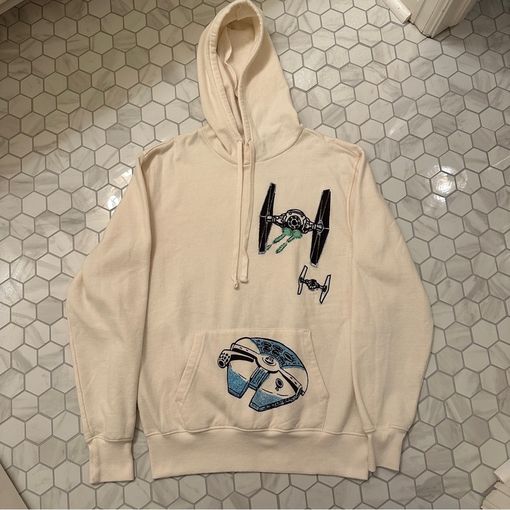Vintage Embroidered Star Wars Hoodie